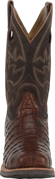 Men&#8216;s 12” Wide Square Safety Toe Roper-Double H